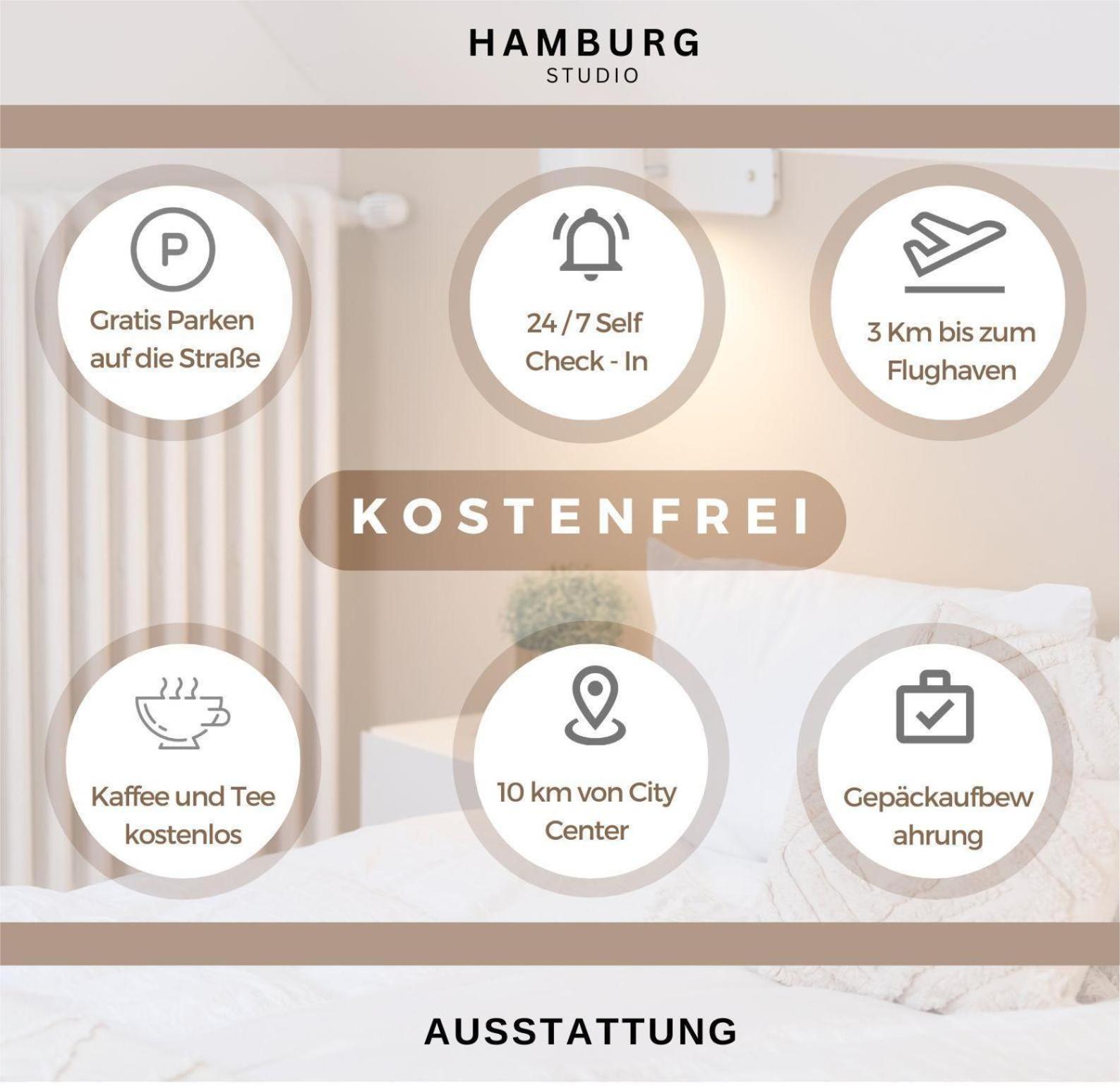 Hamburg Studio Fuer Bis Zu 4 Personen Eksteriør bilde